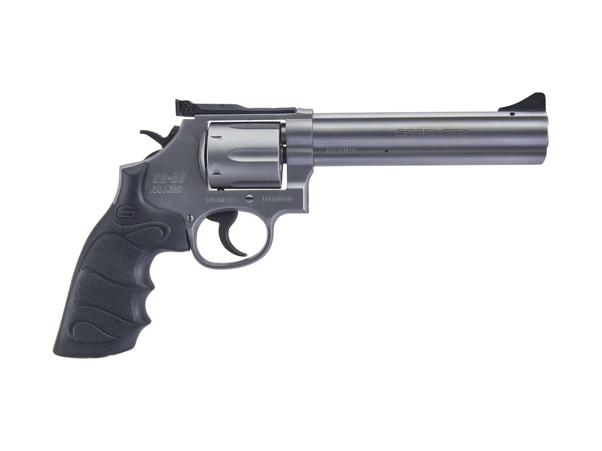 SAR USA SR 38 .357 Magnum Revolver - Stainless | 6