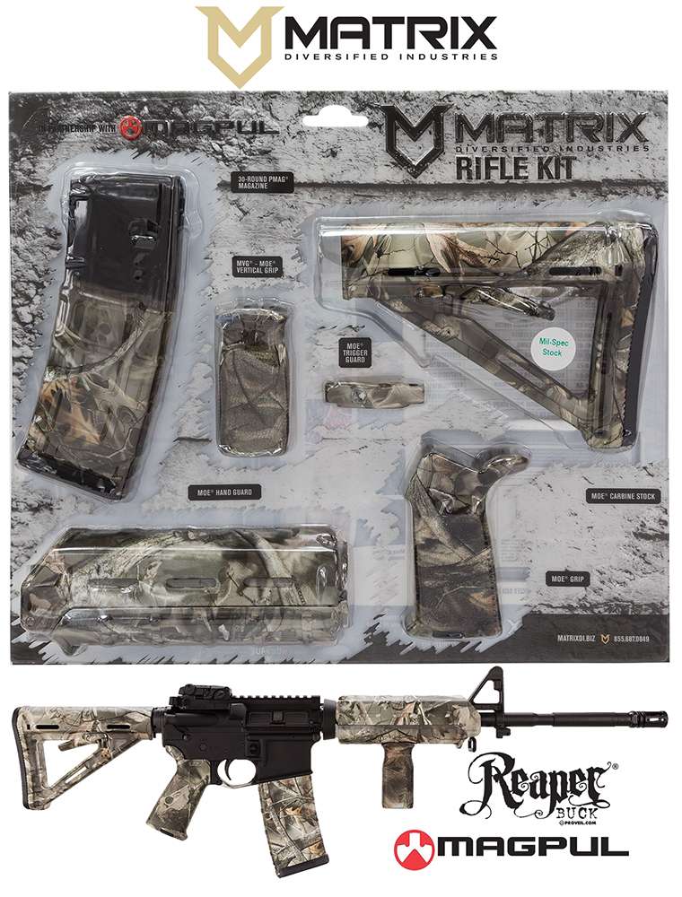 AR-15 Magpul Furniture Kit Mil-Spec Bucks & Bones Camo | Tombstone