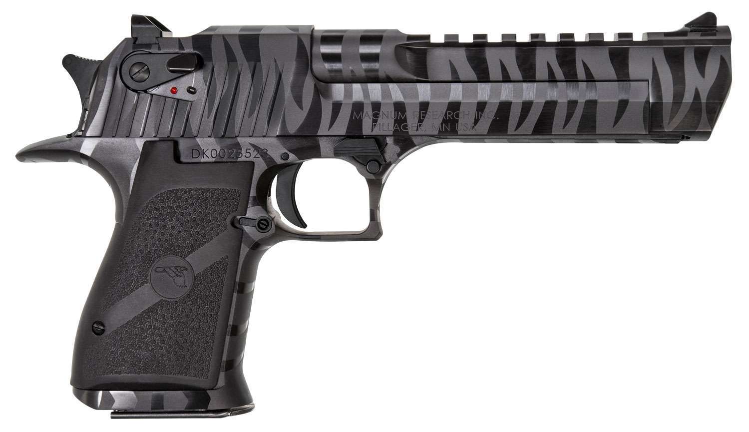 Desert Eagle 50AE 6" Black Tiger Stripe Tombstone Tactical