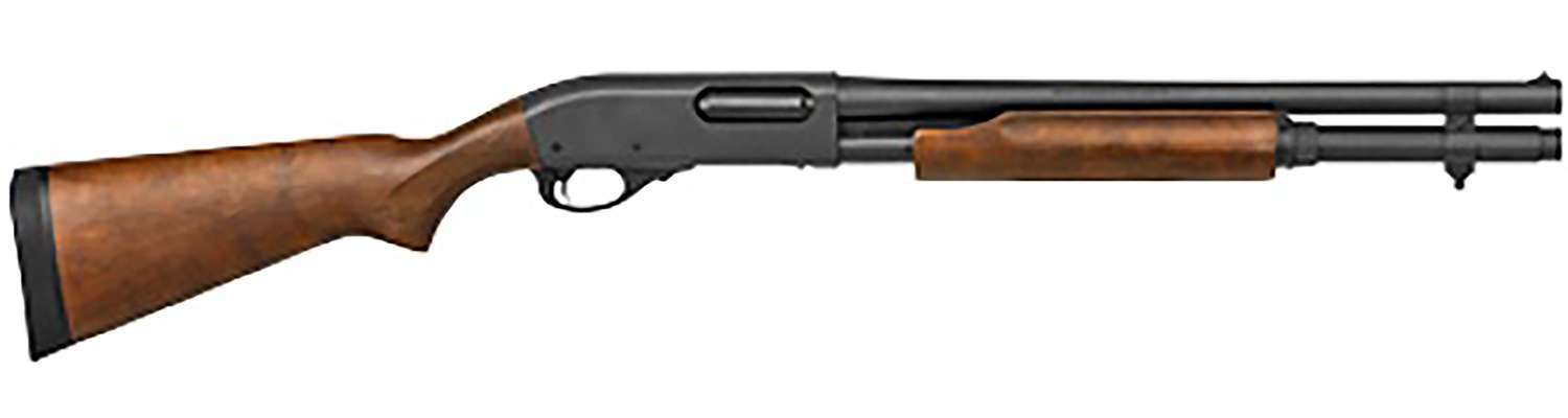 Remington R81197 870 12 GA 6Rd Pump Shotgun: 18.5'' H. Wood Finish