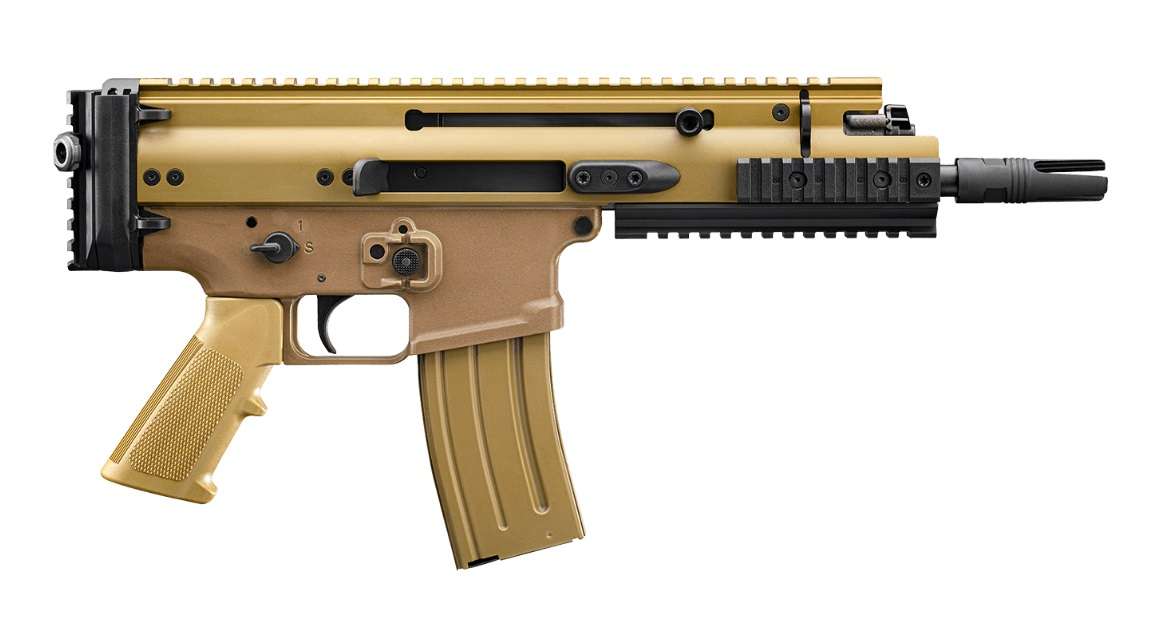 FN 38-101241 SCAR 15P 5.56 NATO 30RD Pistol: FDE finish, compact