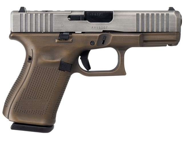 Glock UA195S204TITAN Model 19 GEN5 9MM 15RD Pistol: Titan finish
