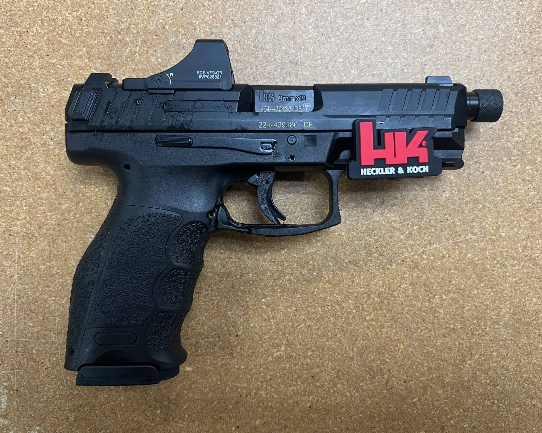 Heckler & Koch 81000870 VP9 Tactical 9mm 4.70