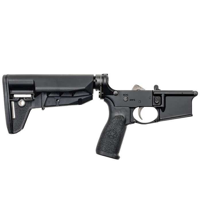 BCM LRG-STK-MOD-2-SPMD-BLK AR-15 5.56mm Lower Group with BCM Mod-2 ...