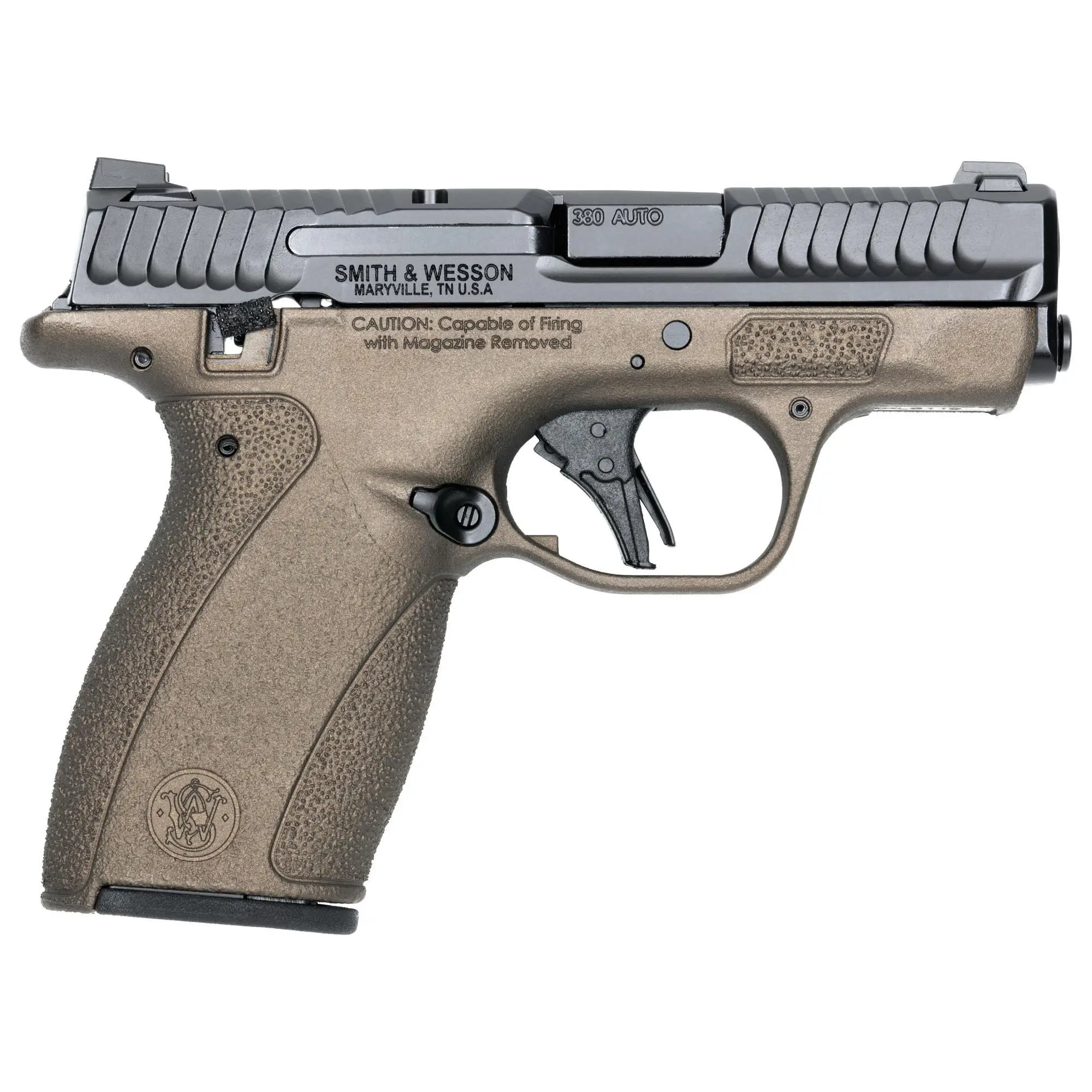 Smith & Wesson 14667 BODYGUARD 380 2.0 10-12RD TS Midnight Bronze