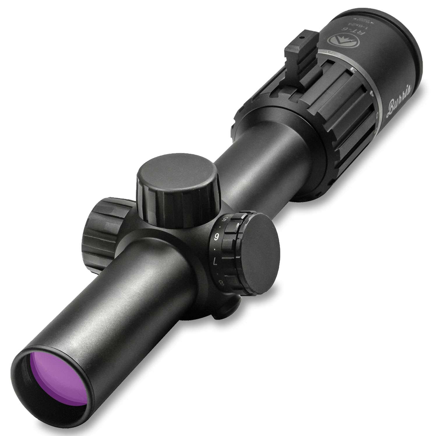 Burris Optics, RT-6 Rifle Scope, 1-6X24mm, 30mm Main Tube Ballistic AR ...
