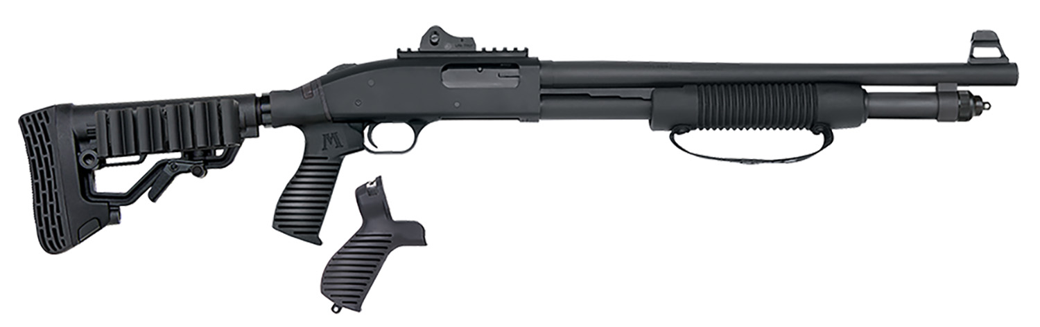 DGD　② Mossberg 50696 590 12 GA 6+1 Pump Shotgun Blued Finish, Dual