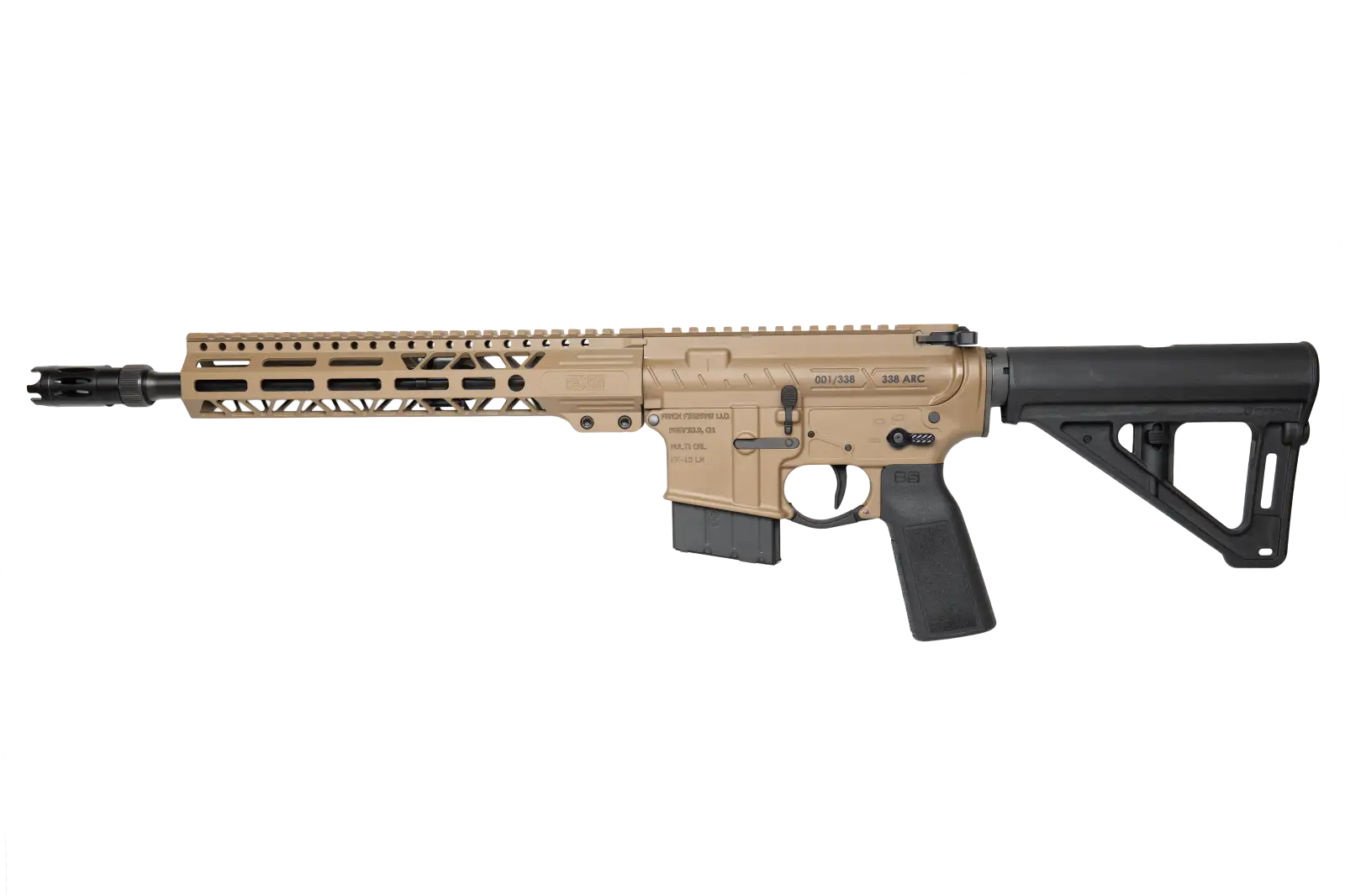 FAXON FIREARMS 338ARC PISTOL 12.5" FDE, B5 SYSTEMS MAGPUL BRACE-img-1